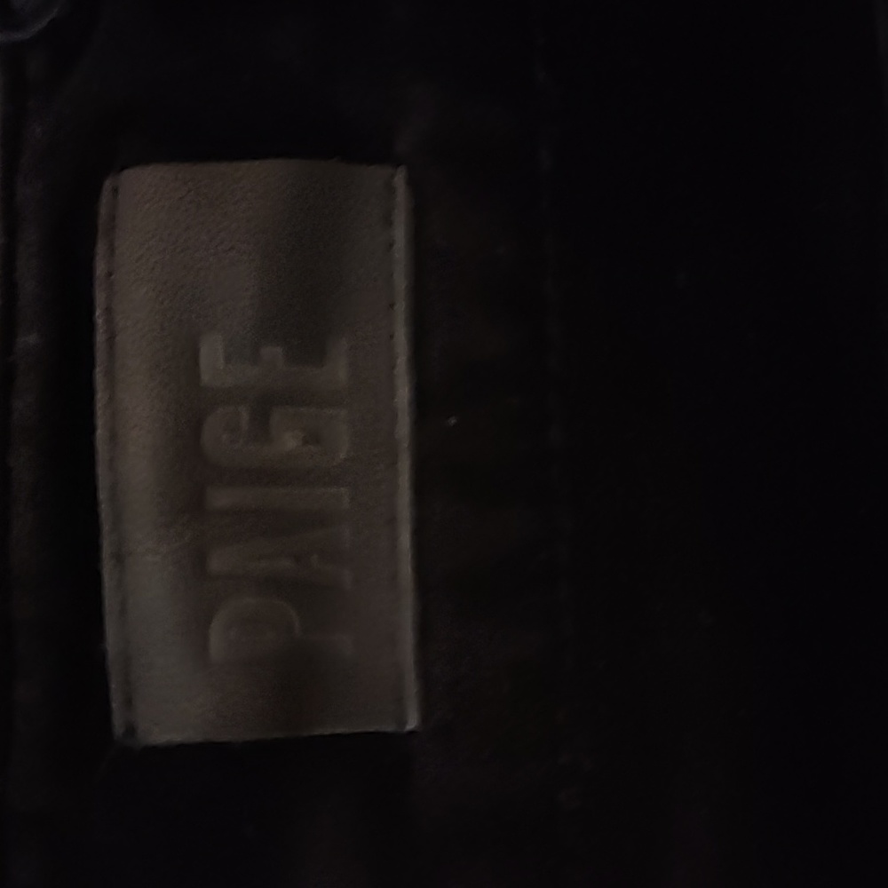 Paige Manhattan bootcut over dyed velvet pants size 27 - Picture 5 of 5